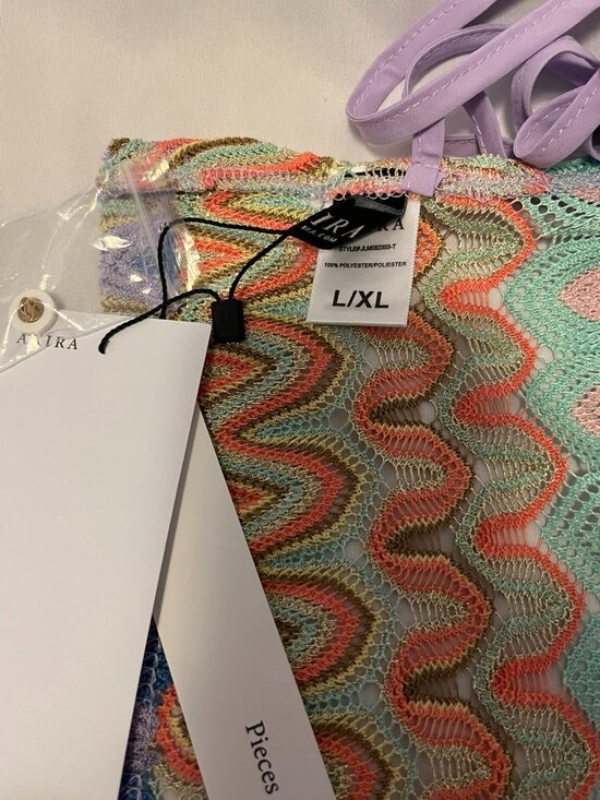 AKIRA “Take Me to Miami” Halter Top & Duster – NWT – L/XL (Fits M) - Picture 10 of 16